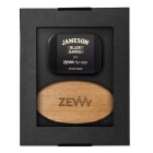 Zew For Men Stylowy Brodacz Jameson Black Barrel ZESTAW Balsam do brody 80 ml + Szczotka brodacza 1 szt
